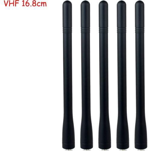 5Pcs Walkie Talkie VHF 136-174MHz Antenna SMA-F Female for Kenwood TK2102 TK2103 TK2260 TK2280 Two Way Radio