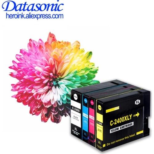 Datasonic Ink Cartridge For PGI2400XL PGI2400 pgi 2400XL compatible ink cartridge For canon MAXIFY iB4040 MB5040 MB5340 Printer
