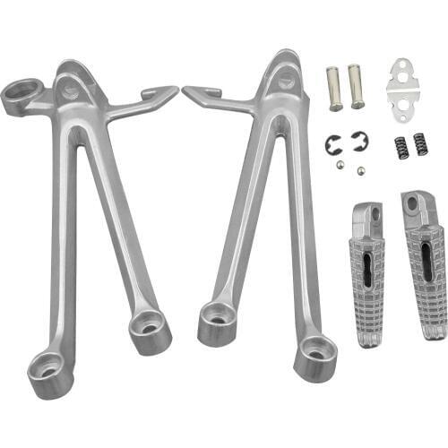 GSXR 1000 K7 Motorcycle Passenger Rear Foot Pegs Footrest Brackets for SUZUKI GSXR1000 2007 2008 Aluminum Alloy