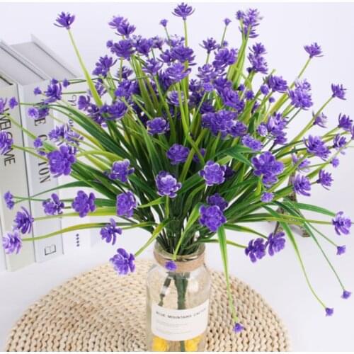 Artificial Flowers Silk Hydrangea Head Ball Chrysanthemum Fake Flower Bouquet Party Wedding Path Home Garden Decoration PO3