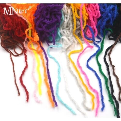 MNFT 2Bags/Set Chenille Worms DIY Flies Flying Lure Material Rayon Chenille