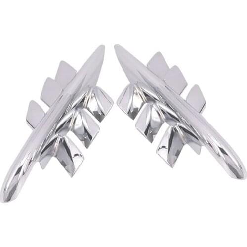 Motorcycle Chrome Shark Gills Fairing Accents for Honda Goldwing GL1800 GL 1800 2001-2010