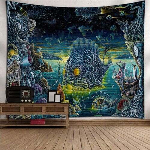 Abstract Space Tapestry Wall Hanging Imagine Wall Tapestry Hippie Wall Carpets Dorm Decor Wall Tapestr