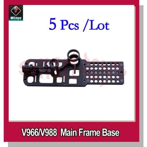 5Pcs Original V966-013 Base / V977-003 Main Frame for Wltoys V966 V988 V977 V930 RC Helicopter Spare Parts