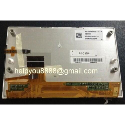 LAM070G004A A2C01287600-01 GCX156AKM-E GCX156AKM-T15 GCX156AKM-26 Original 7 inch LCD with touch for Peugeot 208 GPS DVD Player
