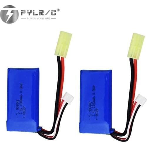 Original 7.4V 1200mah lipo battery for 9300 9301E 9302E 9303E 9034E 9305E 1:18 Remote Control 4WD High-speed Off-road RC Car
