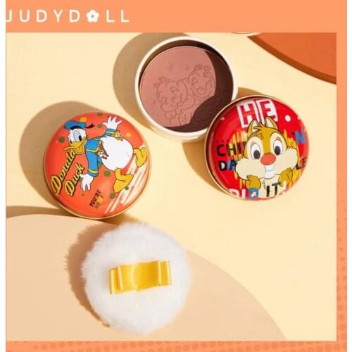 Judydoll Carton Cute Blush Palette Single Color Blush Face Blush Powder Embossment Matte Pigment Long-lasting Waterproof Contour