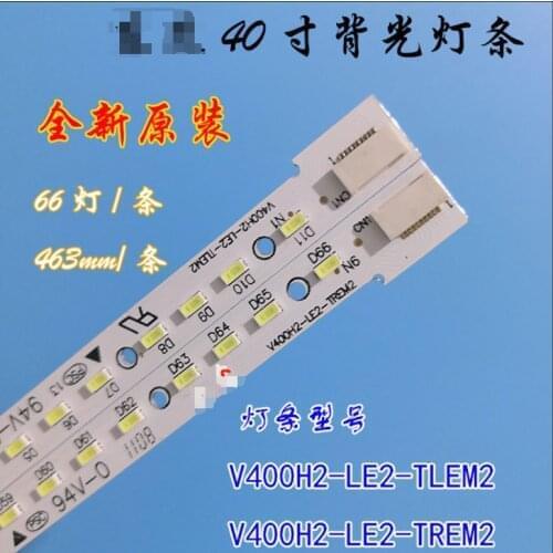 5set=10 PCS LED Backlight strip for Toshiba 40AL800 40EL100C V400HJ2-LE2 E187565 V400H2-LE2-TLEM2 TLEM2 V400H2-LE2-TREM2 TREM1