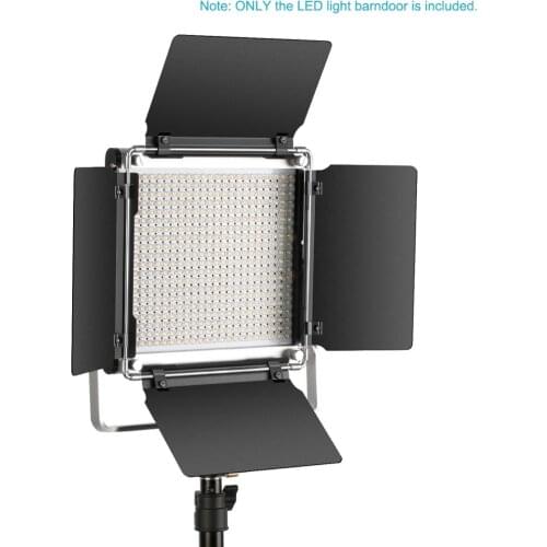 Neewer Professional LED Video Light Barn Door for Neewer 480 LED Light Panel, Solid Metal Construction (Only Barndoor Included)