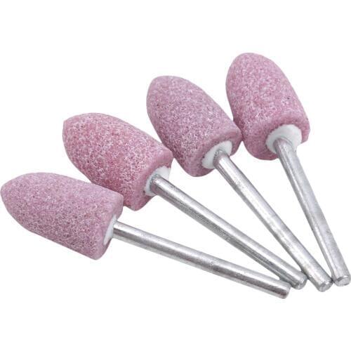 Bullet/cylinder Wheel Grinding Head Grinding Stone Chain Saw Sharpening Stone Round Tip Abrasive Tools Handle Grinding