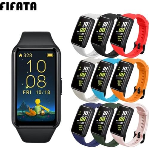 FIFATA Silicone Sport Strap For Huawei Honor Band 6 Wristband Smart Bracelet Colorful Silicone Wristband For Honor Band 6 Strap