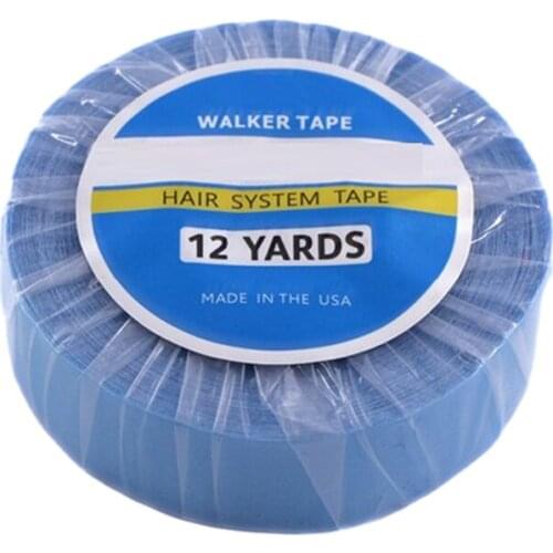 Strong Lace Front Support Tape 12 Yards 1.2Cm Beaded Adhesives Tape For Tape Hair Extensions Lace Wigs Weaving Hair Replacement