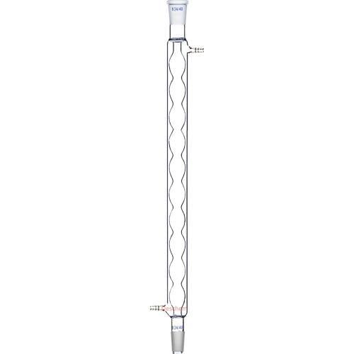 500mm,24/40,Glass Allihn Condenser,Ball shape Column,Laboratory glassware