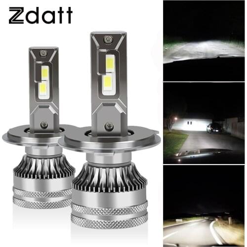 Zdatt 72W 20000LM LED Headlight Bulb H1 H4 H7 H8 H11 HB3 HB4 Led Canbus Headlamp 6500K Turbo 12V 24V Auto Moto Truck Lights