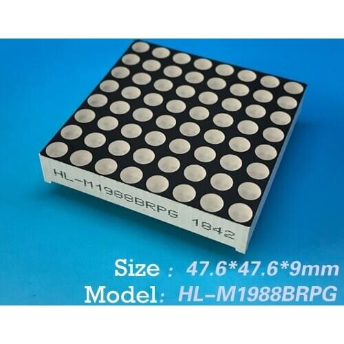 LED Dot Matrix Jade Green double color dot matrix 1988 dot matrix P6 pure green double color F4.8 double color