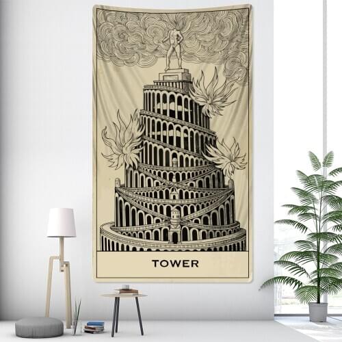Tarot wizardry home decoration tapestry Hippie Bohemian decorative Mandala free delivery sheet yoga mat