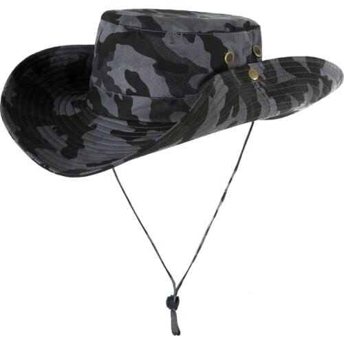 Outdoor fisherman hat uv cap the sun bask costume jungle camouflage tide cap spring/summer hat sp153
