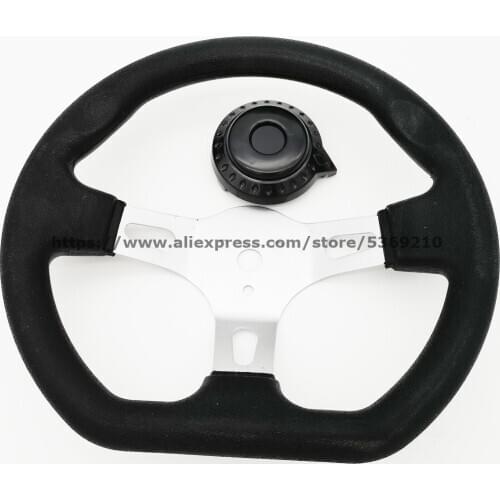 Universal 270mm 50-250CC Go Kart Steering Wheel Racing Off road Sport Cart Part Accessories