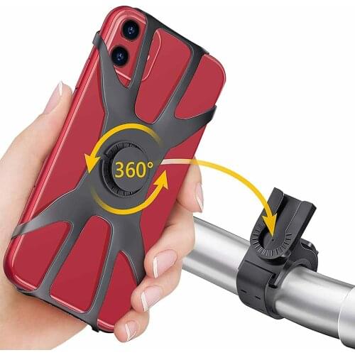Universal Detachable Motocycle Bicycle Mobile Phone Holder for iPhone Samsung Xiaomi Huawei Phone Bike Handlebar Bracket Holder