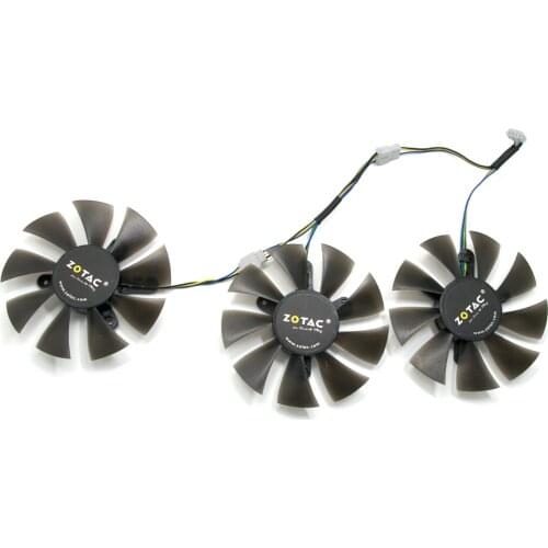 85mm 4Pin GFY09010E12SPA 42mm 0.5A Cooler Fan Replace For ZOTAC GTX1060 6GB GTX 1070 Mini GTX 1050Ti Graphics Card Cooling Fan