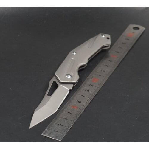 Small Folding Pocket Knife Hunting Hiking Camping Knife 440 Steel Blade Combat Tactical Survival EDC Knives Self-defense Tools