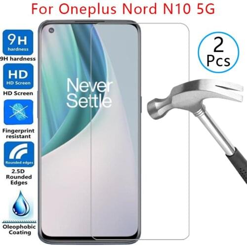 Tempered glass screen protector for oneplus nord n10 5g case cover on one plus nordn10 n 10 10n protective phone coque bag 360