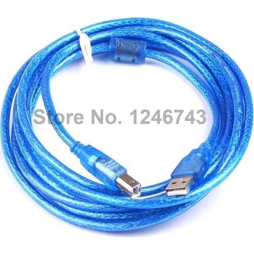 1PCS 3m Rall Copper with Magnetic Ring USB Printer Cable USB Side Port USB Cable