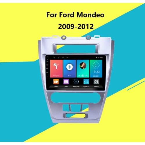 10.1 Inch 2 Din Car Multimedia Player Android Wifi GPS Navigation For Ford Mondeo 2009-2012 Head Unit with Frame Autoradio