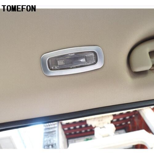 2pcs For Suzuki Sx4 S-Cross Crossover 2014 2015 2016 Inner Rear Seat Roof Top Reading Light Lamp Cover Trim Reading Light Frame