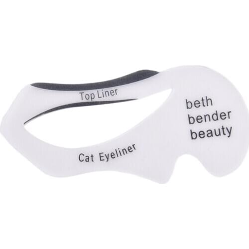 2Pcs Eyeliner Stencils Winged Eyeliner Stencil Models Eyebrows Template Card Eye Shadow Makeup Tool Template Shaping Tools