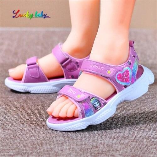 2021 Childrens Sandals for Girls Shoes Kids Sandal Girls Shoes School Shoes Baby girls Summer Beach Shoes Zapatos Para 1009