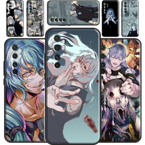 Mahito Jujutsu Kaisen Anime For Xiaomi Mi 11 Ultra Case For Xiaomi Mi 11 Lite Note 10 10T Pro POCO F3 M3 X3 Pro Cover
