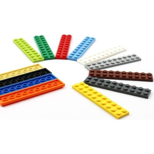 10PCS Build MOC Compatible Assembles Particles 3832 2x10 For Building Blocks Parts DIY Brick Educational Gifts Toys For Children