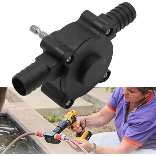 Electric Drill Drive Water Pump 1/4' Shank Self Priming Oil Fluid Transfer Tools Anti-corrosion And Wear Resistance