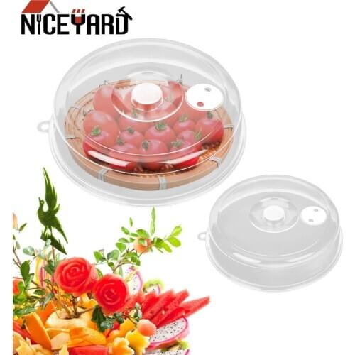 NICEYARD Microwave Oven Bowl Cover Transparent Food Preservation Seal Kitchen Utensil Cover Fresh Keeping Pot Lid Kitchen Tools