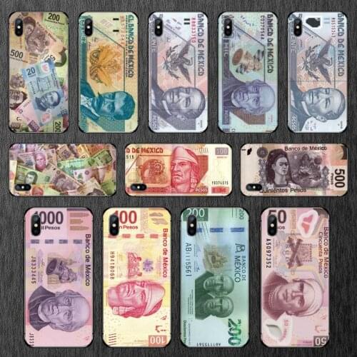 Mexico Mexican Peso Phone Case for iPhone 11 12 pro MINI XS MAX 8 7 6 6S Plus X 5S SE 2020 XR