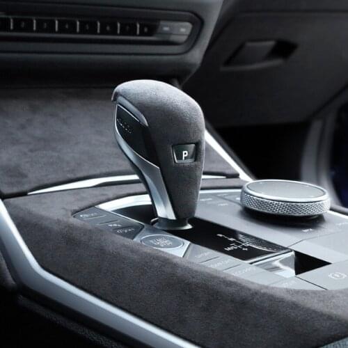 For BMW 3 Series 4 Series modified G28 central control steering wheel with Alcantara gear grip cover suede interior accessories