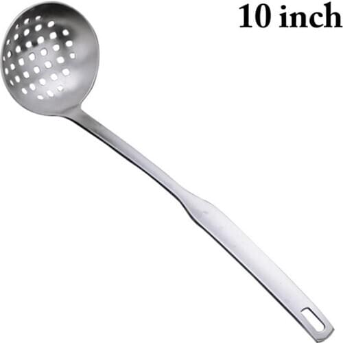Stainless Steel Kitchen Ladle Long Handle Soup Scoop Slotted Ladle Spoon Baking Cookware for home cocina accesorio
