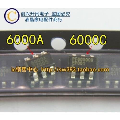 Original 5pcs/lot PF6000AG PF6000CG 6000A 6000C SOT23-6