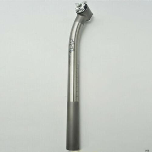 Titanium Setback Seatpost 10/17.5/25 Bike Bicycle MTB 27.2 30.9 31.6 *350/400