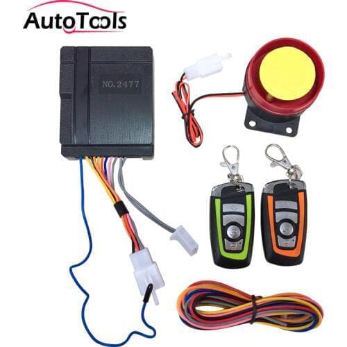 Anti-theft Security Motorcycle Alarm System Remote Control Engine Start 12V Motorbike Scooter alarm kit