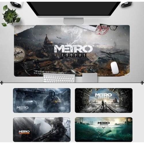 Luxury Metro Gaming Mouse Pad Laptop PC Computer Mause Pad Desk Mat For Big Gaming Mouse Mat For Overwatch/CS GO