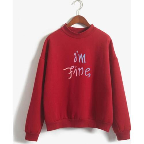 2019 autumn and winter sweatshirts I am very good, I am very good, printing, commuting, Harajuku KPOP sweatshirt