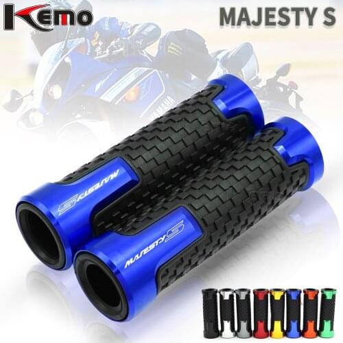 For YAMAHA MAJESTY S 7/8" 22mm Universal Motorcycle Accessories CNC Aluminum Handlebar Hand Grips Handle Bar End Grip
