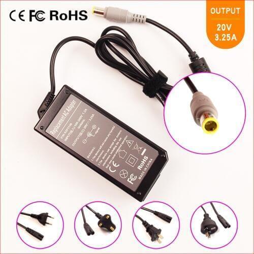 20V 3.25A 65W Laptop Ac Adapter Charger for IBM / Lenovo / Thinkpad Edge E120 E125 E220 E220s E320 E420 E520