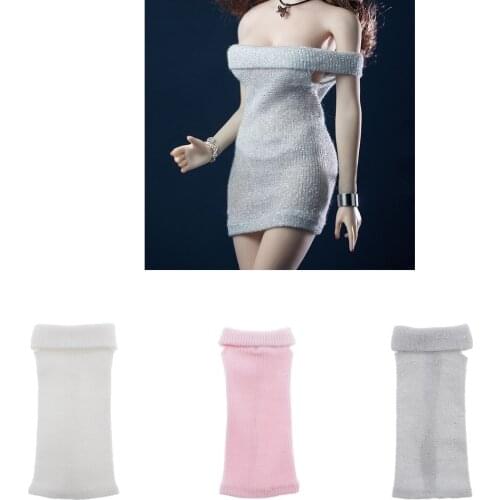 1:6 Scale Doll Sweater Dress Clothes For Blythe 12' Doll Accessories