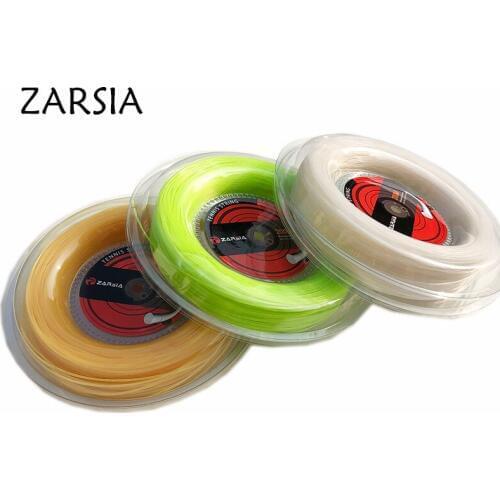 1 Reel ZARSIA soft Nylon tennis string 1.30mm 200M tennis rackets string comfortable tennis strings Elastic 55-60LBS