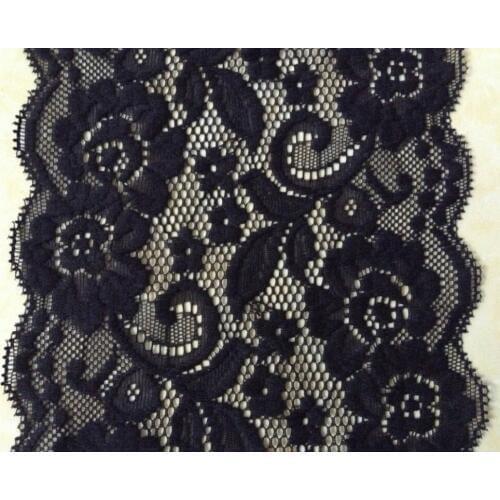 15.5cm luxurious and exquisite elastic jacquard lace, soft and elegant lace trimming,XERY14300G