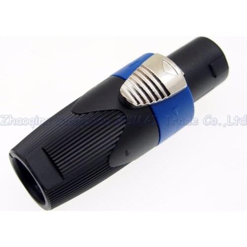 25pcs SPEAKON NL4FC 4PIN Professional Speaker Plug Audio Cable Connector XLR Plug Adapter Aviation plug