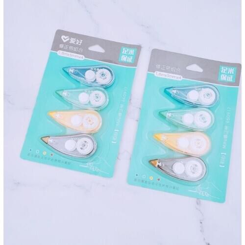 4pcs/set 5m Mini Correction Tape Stationery Corrector Kids Student Altered Tapes Q1JC